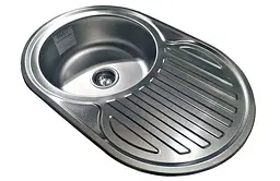 Кухонна мийка Romzha (Eko) Dana Nova Satin RO47226, Сірий - мініатюра 5