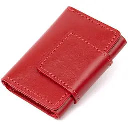 Шкіряна візитниця Grande Pelle 11412 червоний