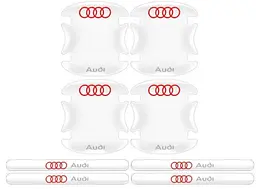 Комплект захисних плівок Нано під ручки авто (відбійник на дверях) Audi 8 шт - мініатюра 5