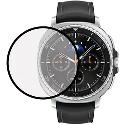 Полімерна плівка 3D (full glue) (тех.пак) для Samsung Galaxy Watch 8 44mm Чорний