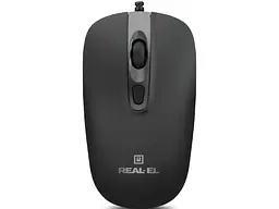 Миша REAL-EL RM-222 Black (EL123200040)