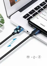Кабель Ugreen US287 USB 2.0 to USB Type-C Cable Nickel Plating 3A 3 м Black (60826) - мініатюра 5