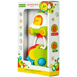 Музична іграшка Baby Team Машинка з ключиками (8657) - мініатюра 7