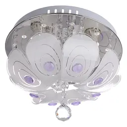 Люстра стельова Brille торт кришталева E14 40W CH (BCL-454C/3)