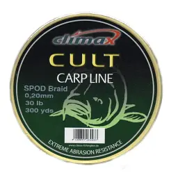 Шнур Cli мax Cult Spod Braid 274 м (жовтий) 0.20 мм 30 lb