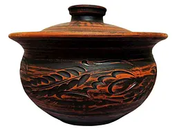 Шашличниця СЛОВ'ЯНОЧКА 4,5л декор 43607