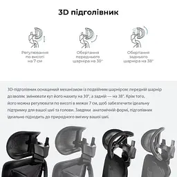 Ігрове крісло Anda Seat X-Air Mega Size XL Mesh Space Black (AD-WY-01-BBB) - мініатюра 13