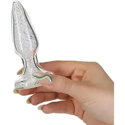 Скляна анальна пробка Pillow Talk Fancy Luxurious Glass Anal Plug - мініатюра 8