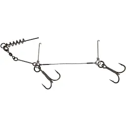 Оснащення Savage Gear 1x7 TI Corkscrew Stinger 2x#2/0 23kg (1 шт/уп.)