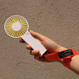 Портативний вентилятор XiaomiVH Xiaomini Portable Handheld Fan F07 Orange - мініатюра 6