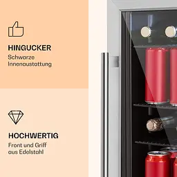 Холодильник вітрина для напоїв Klarstein Beersafe 3XL (10046069) - мініатюра 2