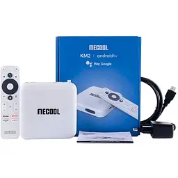 HD медіаплеєр Mecool KM2 (2GB/8GB) багатофункціональний (смарт ТВ приставка) білий (KM2-2-8_2670) - мініатюра 5
