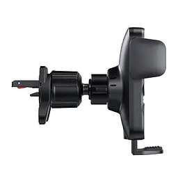 Бездротовий Автомобільний зарядний пристрій Baseus Wisdom Auto Alignment Car Mount Wireless QI 15W Air Outlet чорний CGZX000001 - мініатюра 6