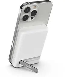 Портативний акумулятор із бездротовим заряджанням BPD004BTWT Power Bank Belkin Magnetic 5000 White - мініатюра 6