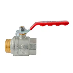Кран кульовий ГШВ Koer Extreme KE.215-40 - 1 1/2" FM ручка "важіль" червона KR5754 - мініатюра 2
