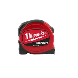 Рулетка SLIMLINE MILWAUKEE, 8м/26фт (25мм) - мініатюра 2