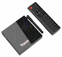 Смарт ТВ-приставка Tanix TX68 4/32GB Android 14 (TBT60432B 3640) Чорна