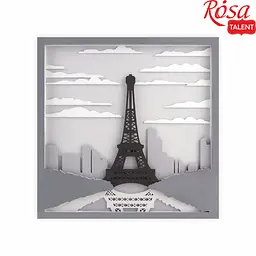 Картина 3D Rosa Talent Париж МДФ ґрунтований 6 шарів 30х30 см (4823098528951)