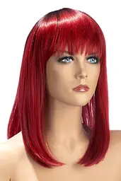 World Wigs Elvira Mid Length Two Tone Red - Перука (червона) - мініатюра 1