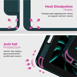 Чохол-книжка ArmorStandart Y-Type PEN для Apple iPad 10th Gen 10.9` (2022)/iPad 11 (2025) Pine Green (ARM77502) [133723] - мініатюра 6