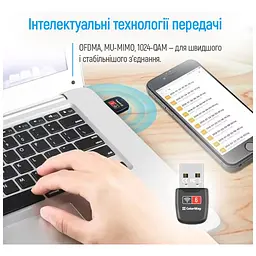Мережева карта Wi-Fi ColorWay CW-AD-W1 - мініатюра 9