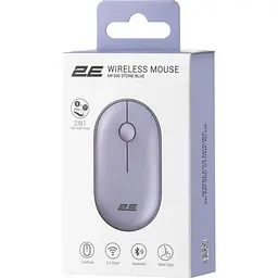 Бездротова миша 2E MF300 Silent WL BT Stone Blue (2E-MF300WBL) - мініатюра 6