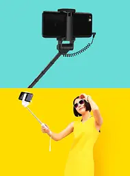 Тримач Xiaomi для смартфонів із кабелем 3.5 мм FBA4054GL чорний - мініатюра 2