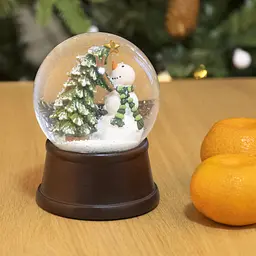 Снігова куля MBM My Home Ялинка та сніговик 11.5 см (DH-ST-33 COLOR) - мініатюра 4