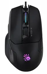 Миша Bloody W70 Max, Stone чорний, USB, оптична (сенсор MAX BC3332-A), 100-10000 dpi, RGB підсвічування (5 профілів), 11 кнопок,