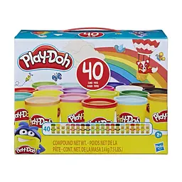 Набір для творчості Hasbro Play-Doh набір пластиліну 40 баночок (E9413)
