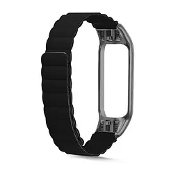 Ремінець Ribbed Silicone Mi Band 7 Black ( 04 )