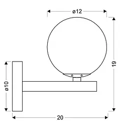 Бра Candellux 21-73419 KAMA - мініатюра 4