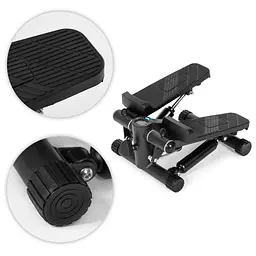 Фітнес-степер з еспандерами ModernHome FIT-100 Black - мініатюра 7