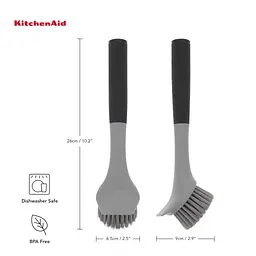 Щітка для миття посуду KitchenAid Sinkware сіра (KEG882OHOBA) - мініатюра 8