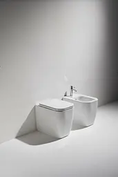 Кришка для унітаза Simas HE 004 Henges soft-close Glossy white, Білий - мініатюра 3