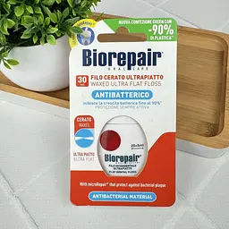 Зубна стрічка-флос Biorepair Позбавлення від чутливості з гідроксиапатитом та цинком РСА, 30 м