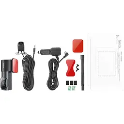 Автомобільний відеореєстратор Hoco DV8 2K Display Hidden with Rear Camera Black (6942007623384) [136872] - мініатюра 5