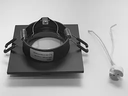 Поворотний точковий світильник Diasha QXL-1748-S-BK Aluminium, вбудований, 40W, G5.3, чорний, для коридору, вітальні, кухні - мініатюра 3