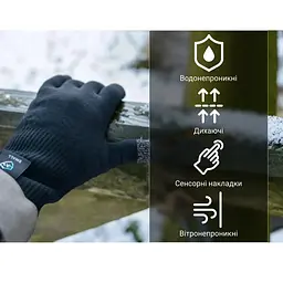 Рукавички водонепроникні Dexshell ThermFit 3.0 Gloves S чорні - мініатюра 5