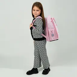 Рюкзак для початкової школи Kite Education каркасний 555 HK-2 Рожевий (HK26-555S-2) - мініатюра 19