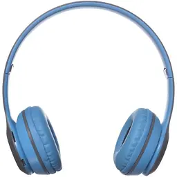 Бездротові Bluetooth навушники Wireless Headset P47 Blue - мініатюра 2