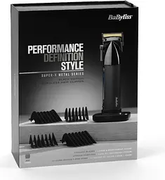Машинка для стрижки волосся BaByliss Super-X Metal Series чорно-срібляста (E991E) - мініатюра 8