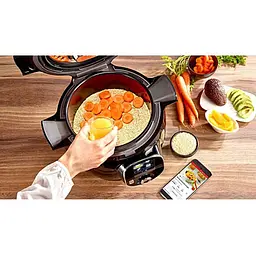 Мультиварка-скороварка Tefal Cook4me+ Connect 1600 Вт чорна (CY855830) - мініатюра 14