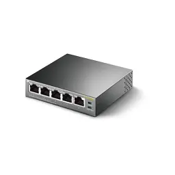 Комутатор TP-LINK TL-SG1005P 5 LAN 10/100/1000 Mb, некерований, металевий корпус - мініатюра 4