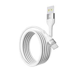 Кабель для заряджання та обміну даними Yoki YK-EX11 EXTRA Series USB/Type C 60W 3A/20V 1.2 m White - мініатюра 5