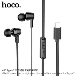 Навушники Hoco під роз'єм Type-C M86 Type-C штекер дротові - мініатюра 2