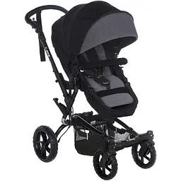 Коляска-трансформер Jane Crosswalk Convert Jet Black чорна із сірим (5483/T34) - мініатюра 3