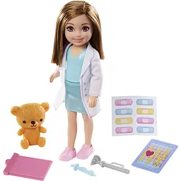 Набір Челсі та друзі Я можу бути з тематичними аксесуарами Barbie (в асортименті) (GTN86) - мініатюра 4