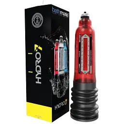 Гідропомпа Bathmate Hydro 7 Red для члена довжиною від 12.5 см до 18 см діаметр до 5 см - мініатюра 3