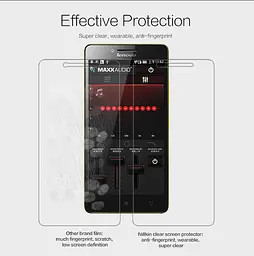 Захисна плівка Nillkin Lenovo K3/A6000/A6010 crystal clear (глянсова) - мініатюра 3